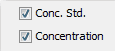 Image Studio concentration standard checkbox