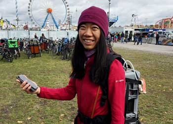 Professor Chen at Oktoberfest